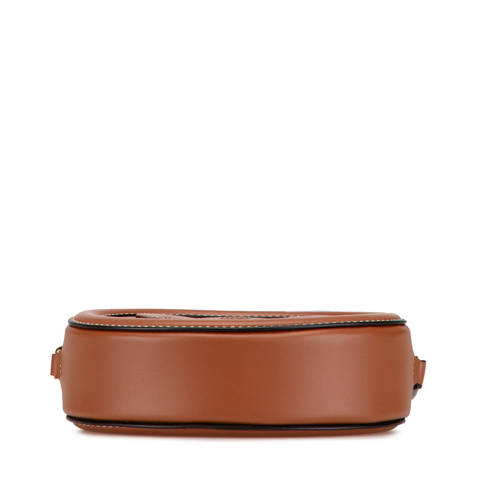 Small Calfskin Cuir Triomphe Oval Crossbody