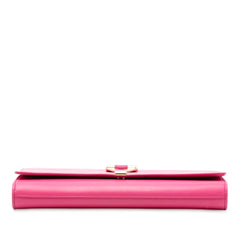 Leather Chyc Ligne Clutch