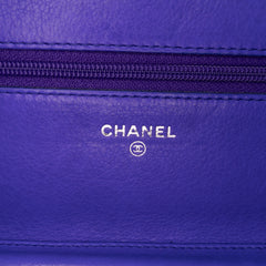 CC Quilted Calfskin Fancy Wallet On Chain