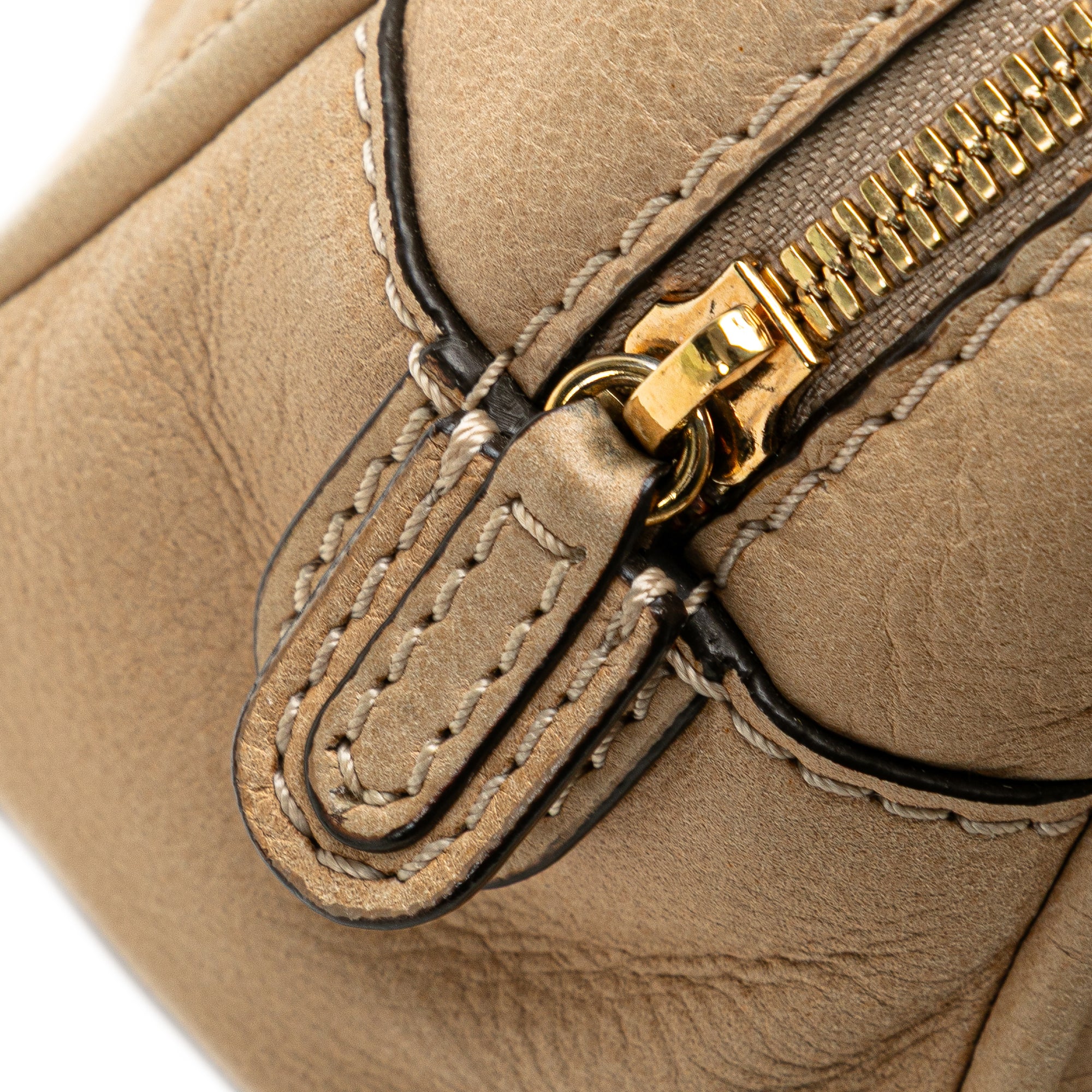 Mini Anagram Leather Tassel Handbag