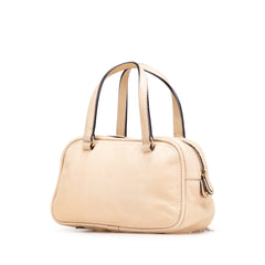 Mini Anagram Leather Tassel Handbag