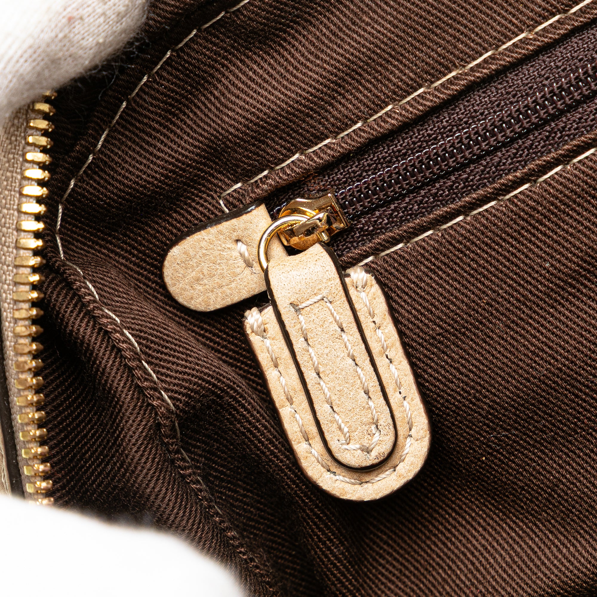 Mini Anagram Leather Tassel Handbag