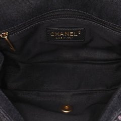 Mini Rectangular Quilted Denim Mood Flap