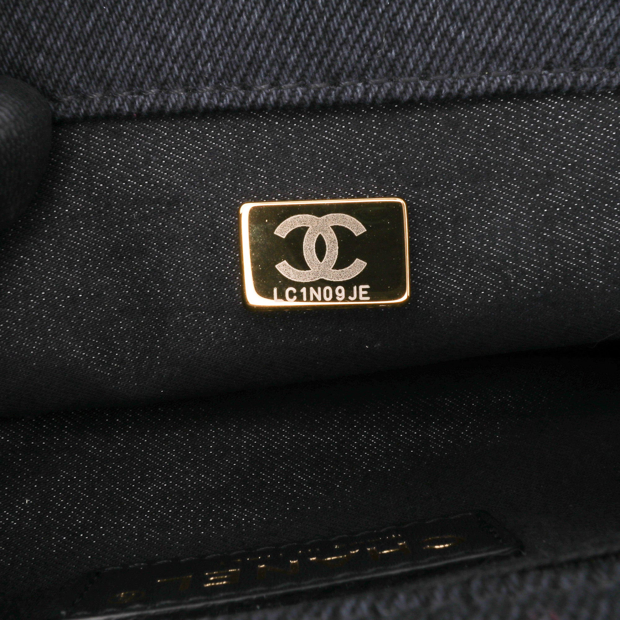 Mini Rectangular Quilted Denim Mood Flap