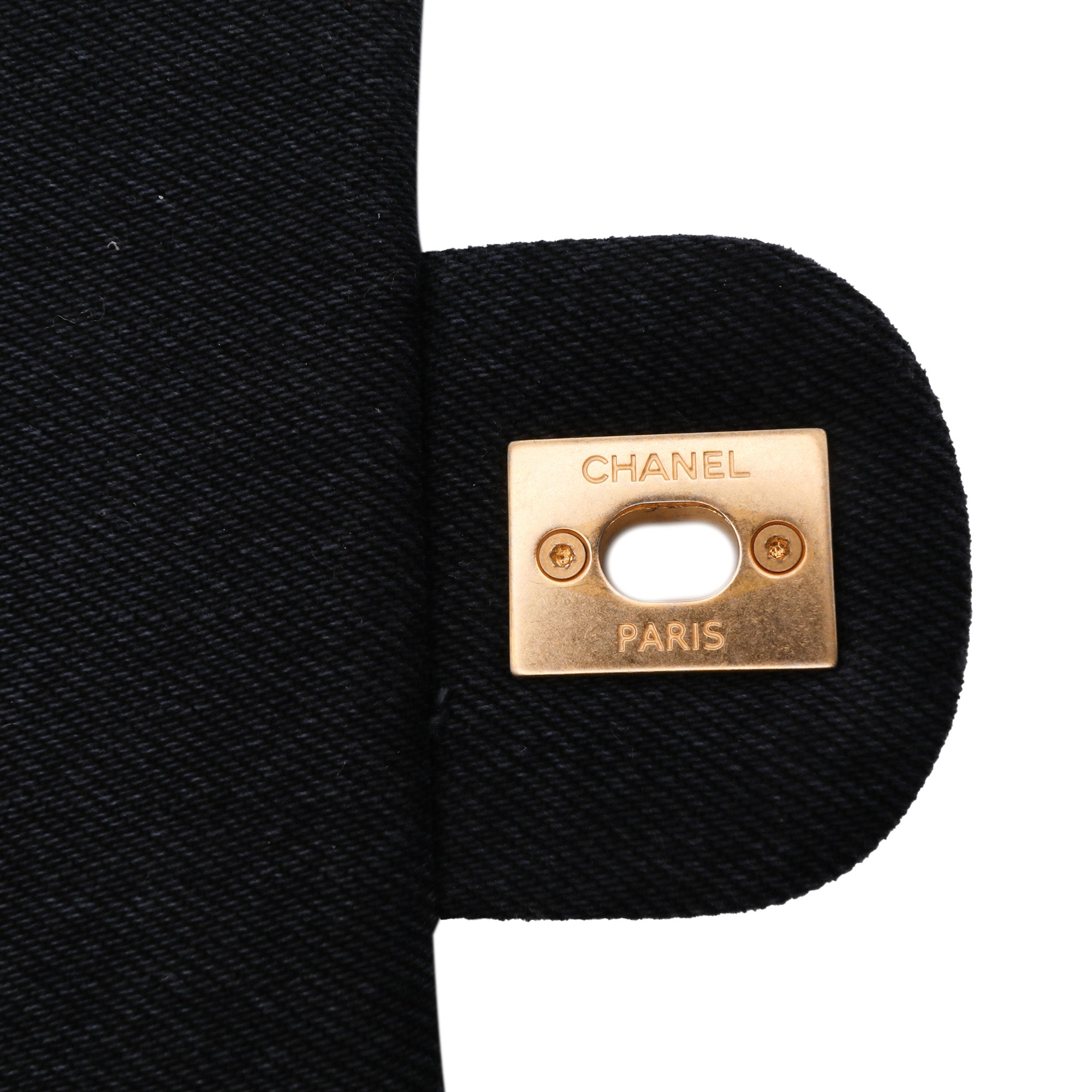 Mini Rectangular Quilted Denim Mood Flap