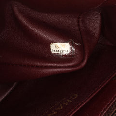 Mini Square Classic Chevron Lambskin Single Flap