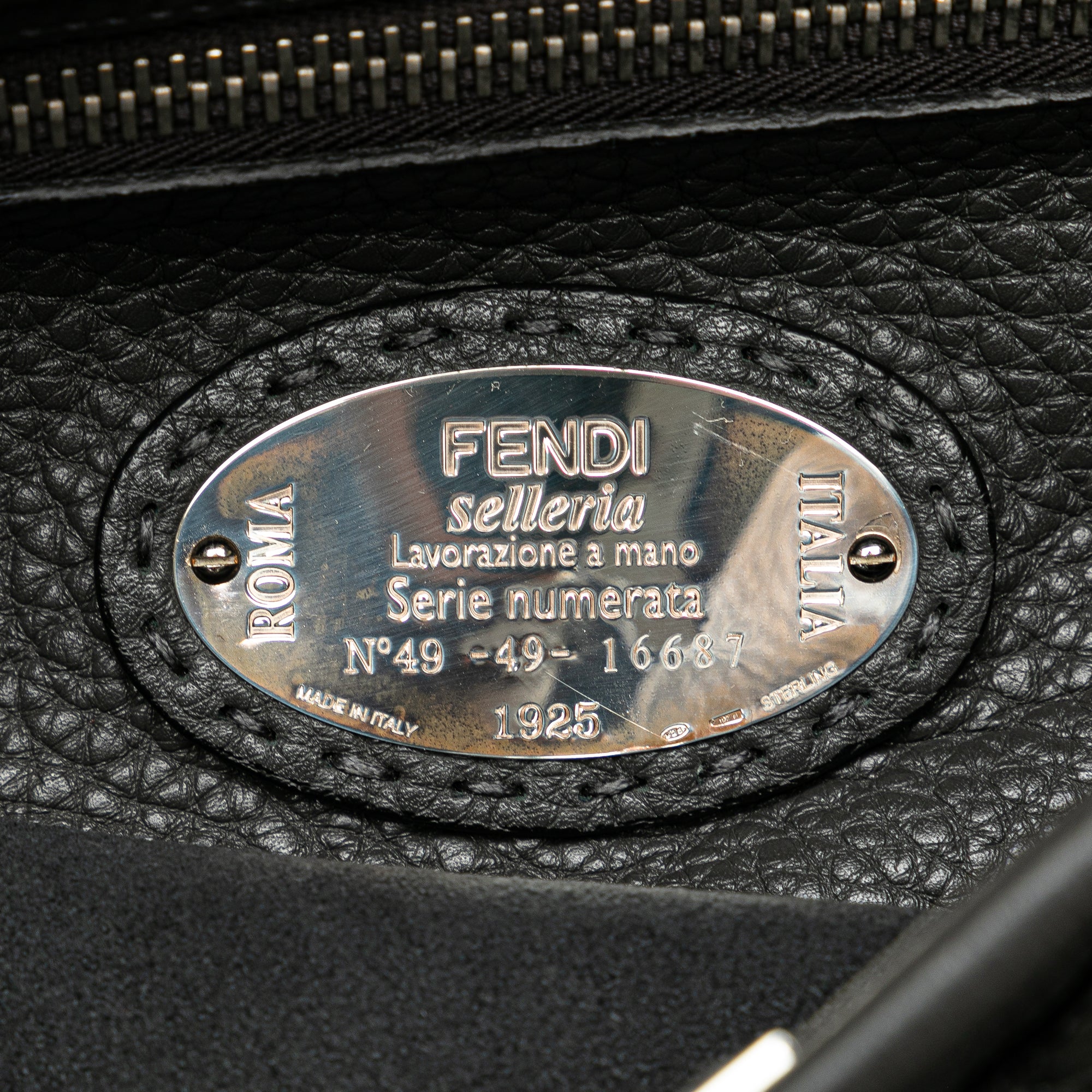 Large Leather Selleria Peekaboo Iconic Fit Bag