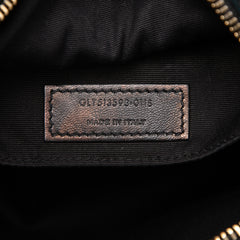 Suede Crystal Monogram Lou Camera Bag