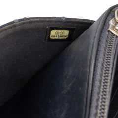 CC Square Stitched Calfskin Wallet on Chain