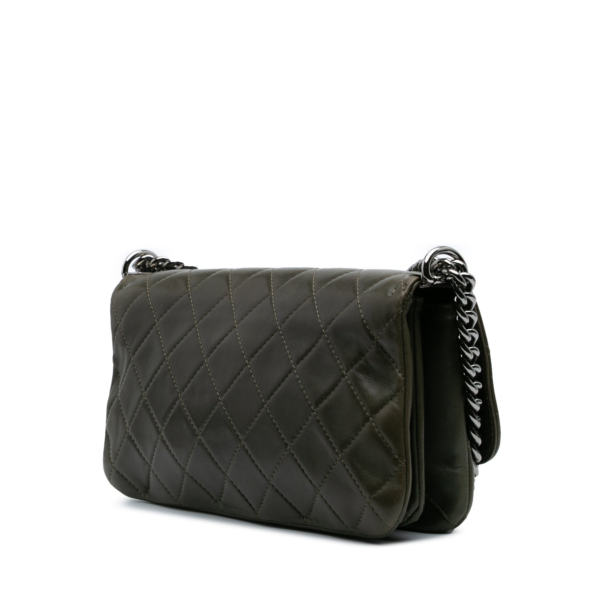 Quilted Lambskin Soft Boy Flap