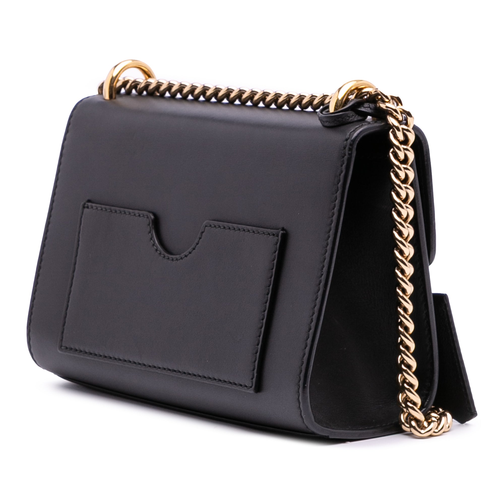 Small Leather Padlock Crossbody