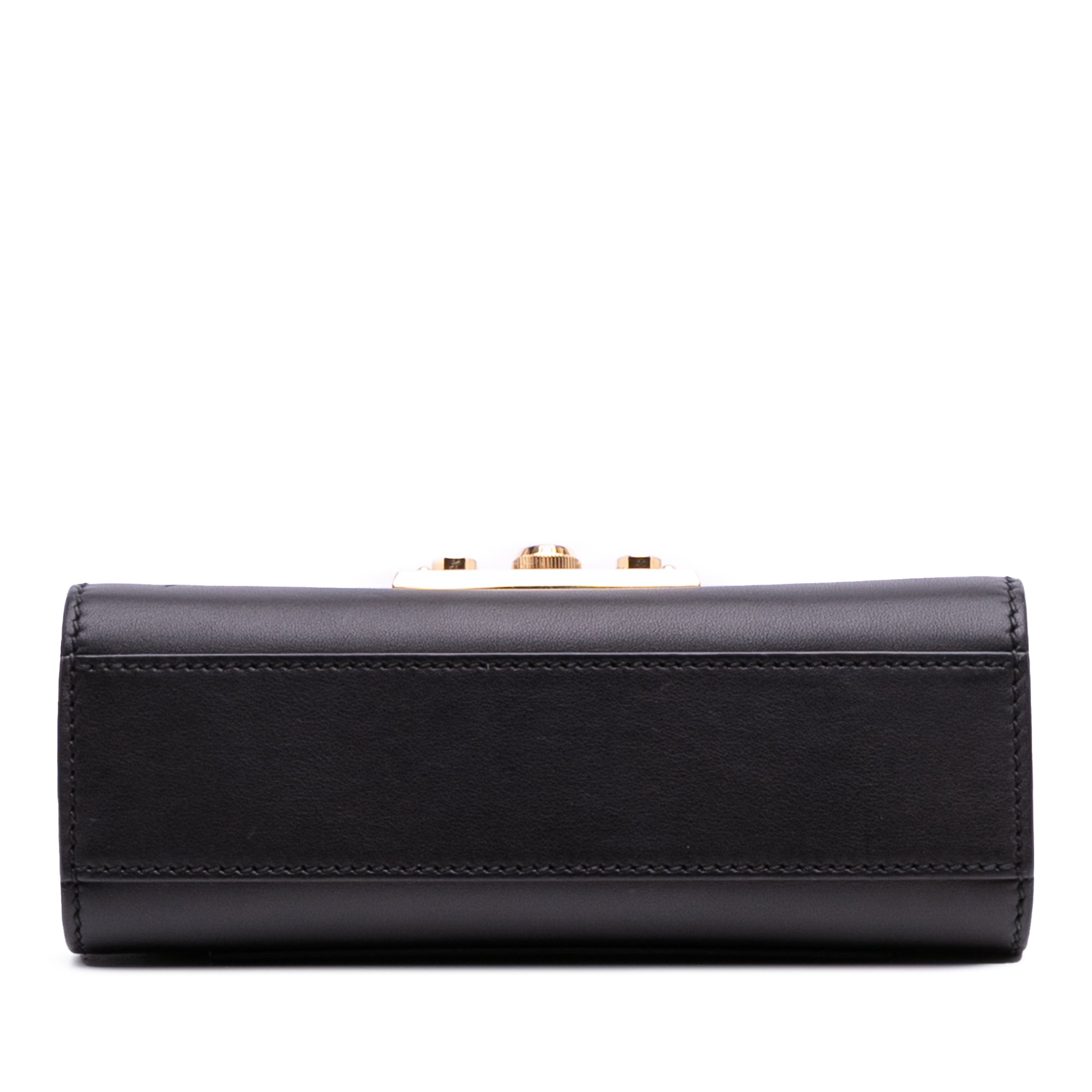 Small Leather Padlock Crossbody