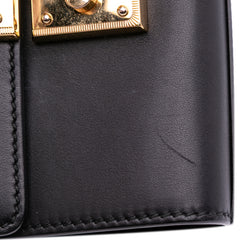 Small Leather Padlock Crossbody