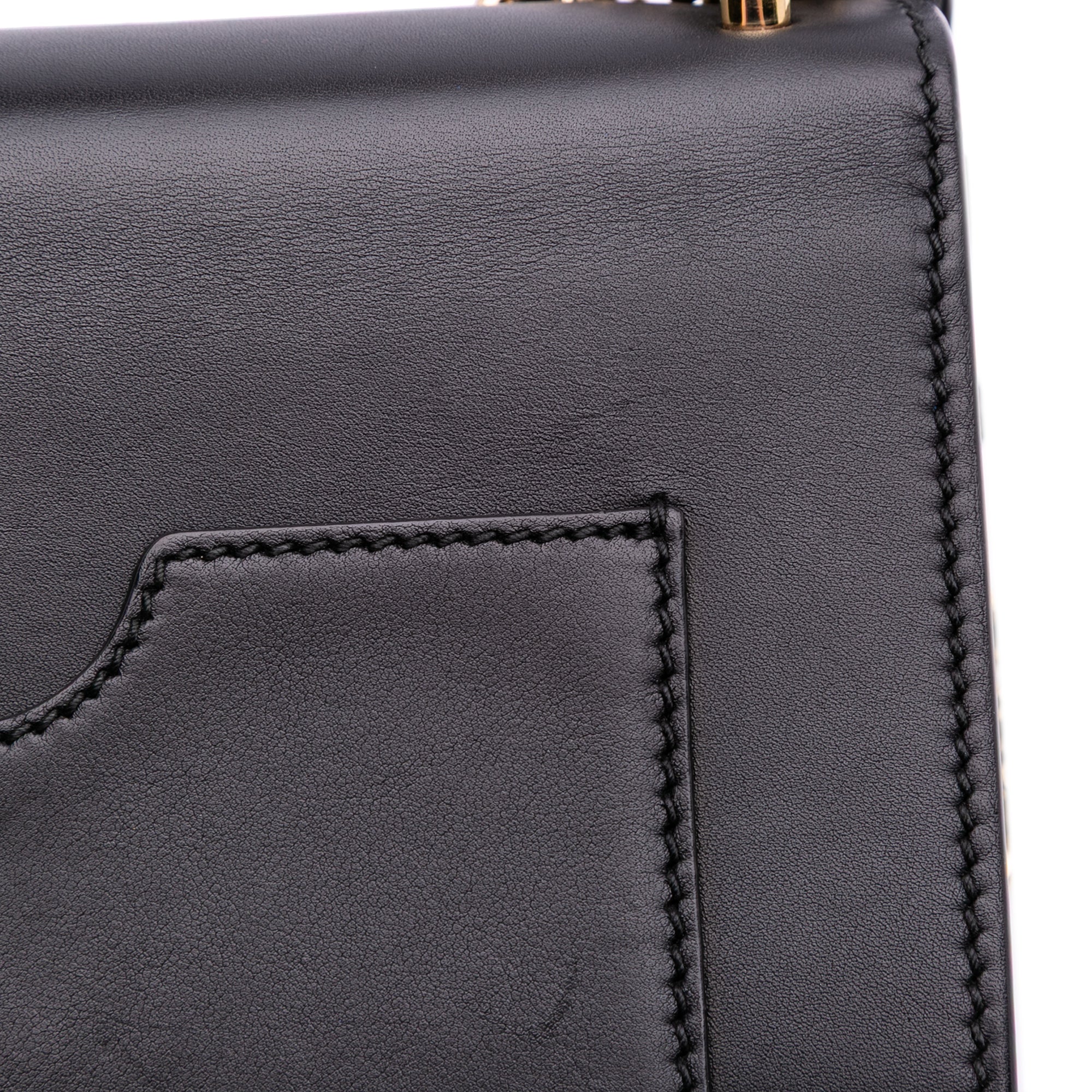 Small Leather Padlock Crossbody