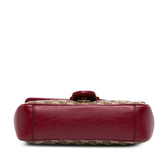 Small GG Marmont Matelasse Canvas Flap Crossbody