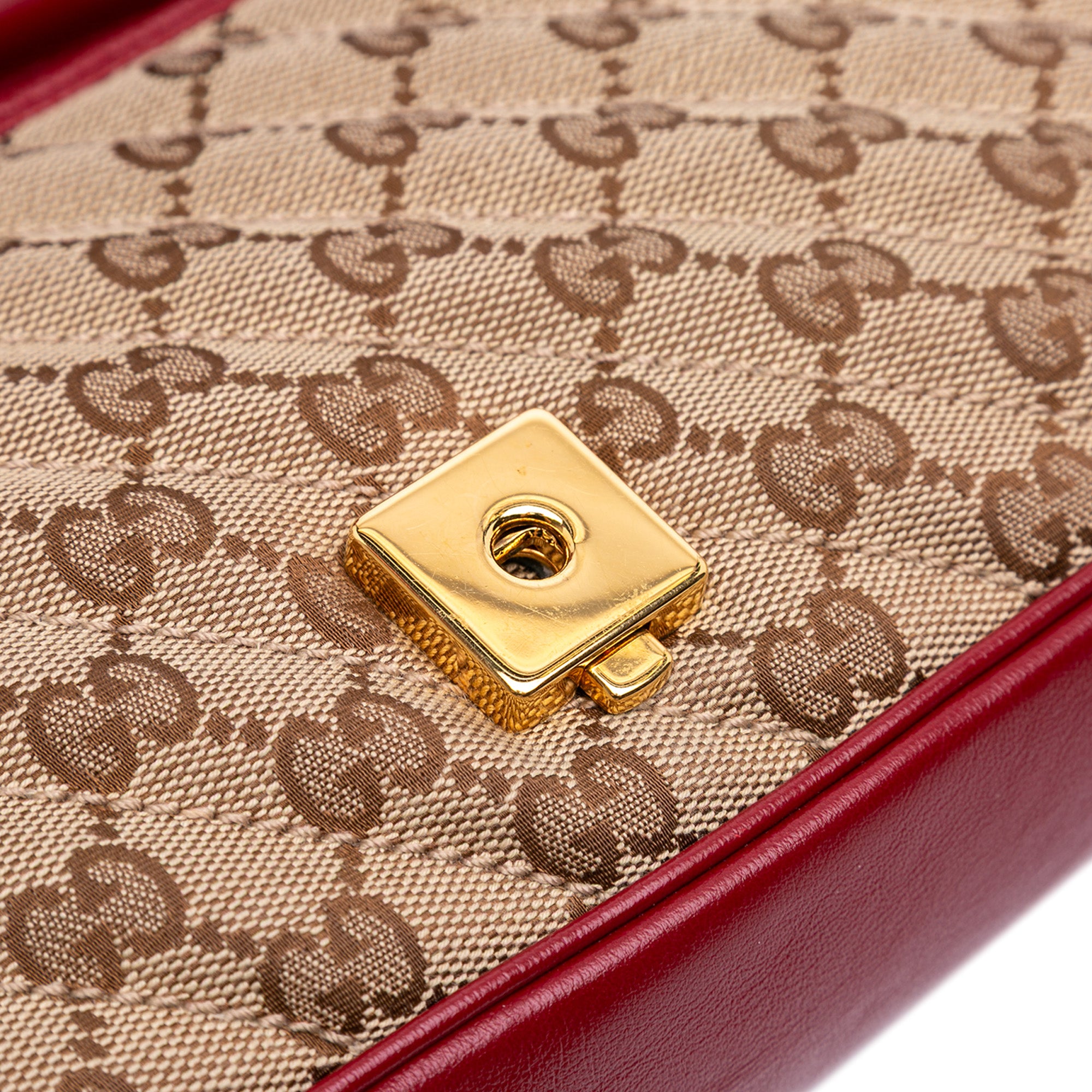 Small GG Marmont Matelasse Canvas Flap Crossbody