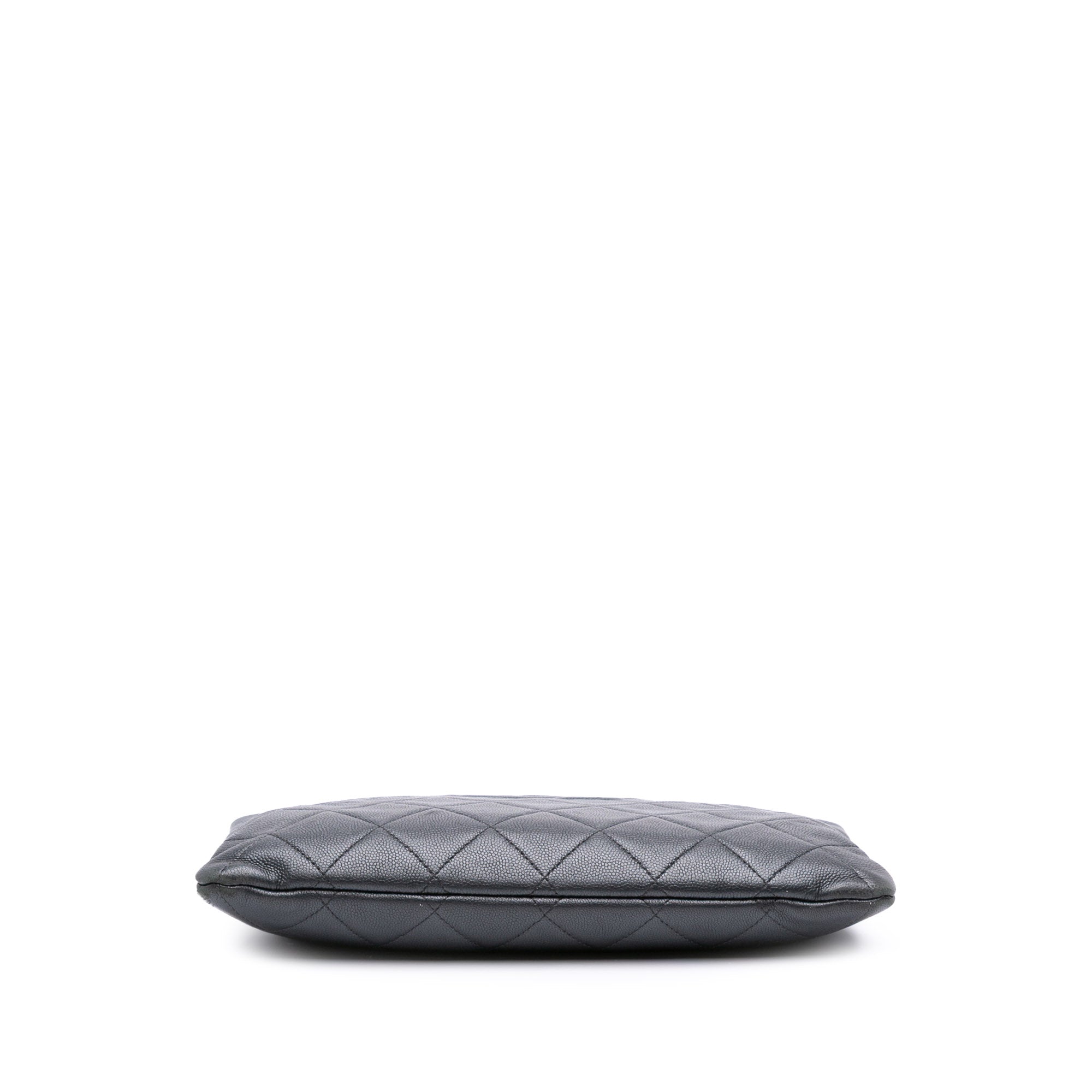 Medium CC Quilted Caviar O Case Clutch