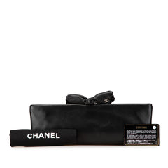 Lambskin Bow Long Clutch