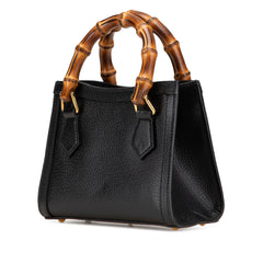Small Calfskin Bamboo Diana Satchel