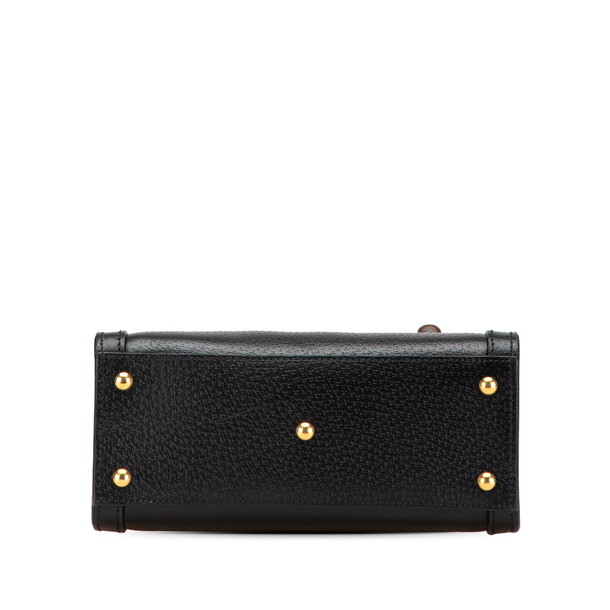 Small Calfskin Bamboo Diana Satchel