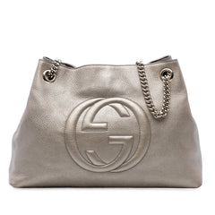 Medium Leather Soho Chain Tote