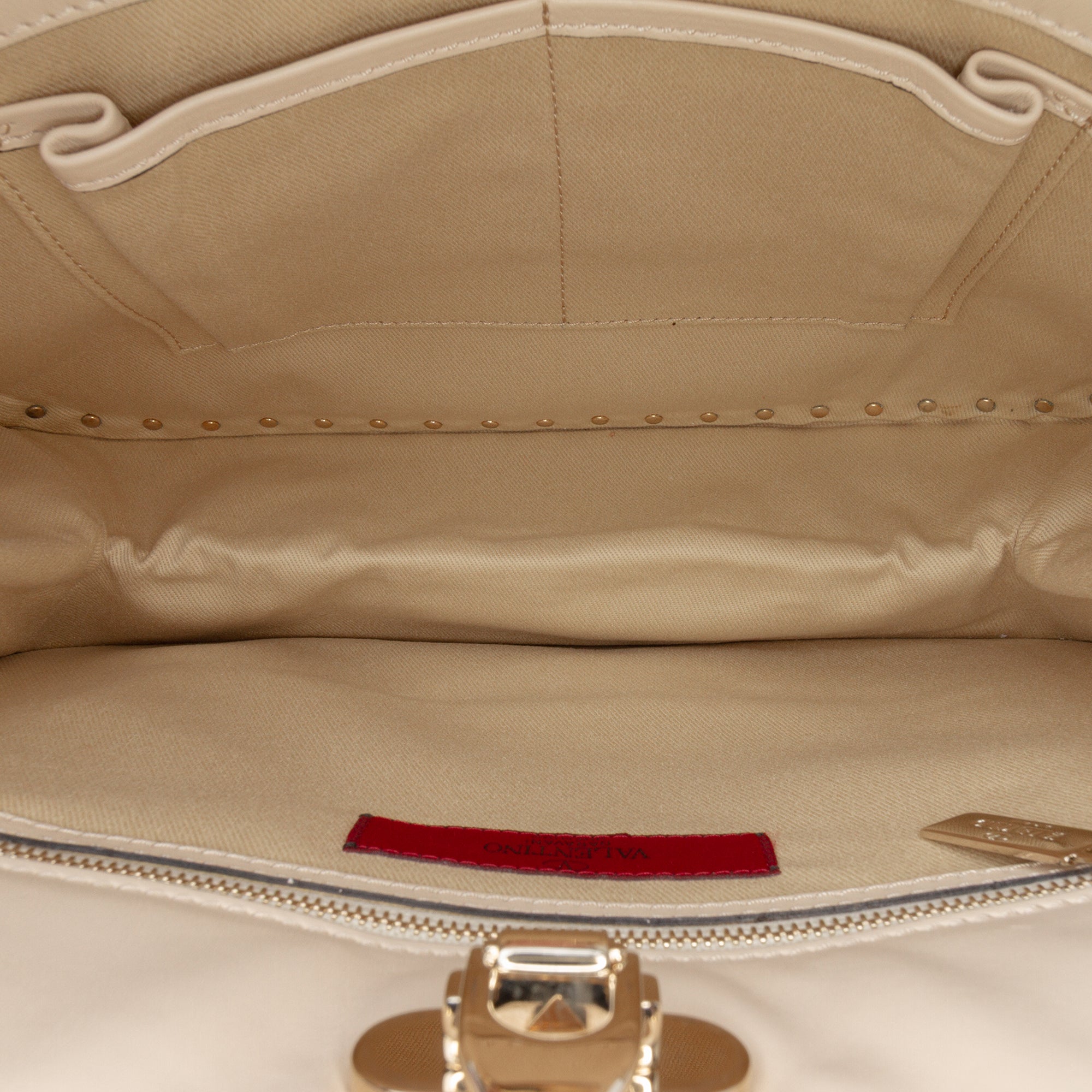 Leather Rockstud Shoulder Bag