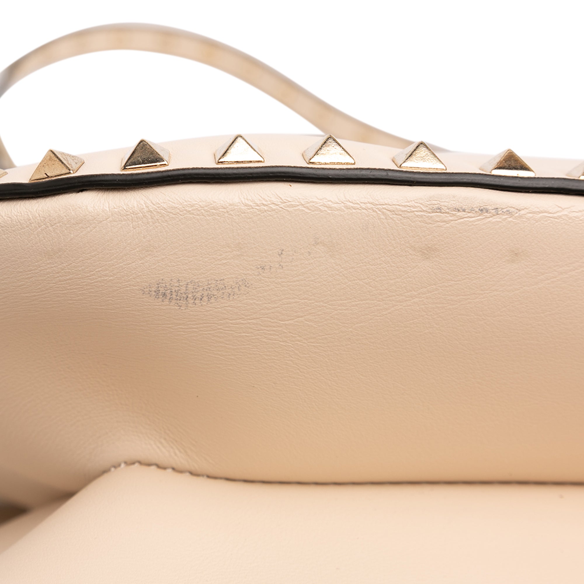 Leather Rockstud Shoulder Bag