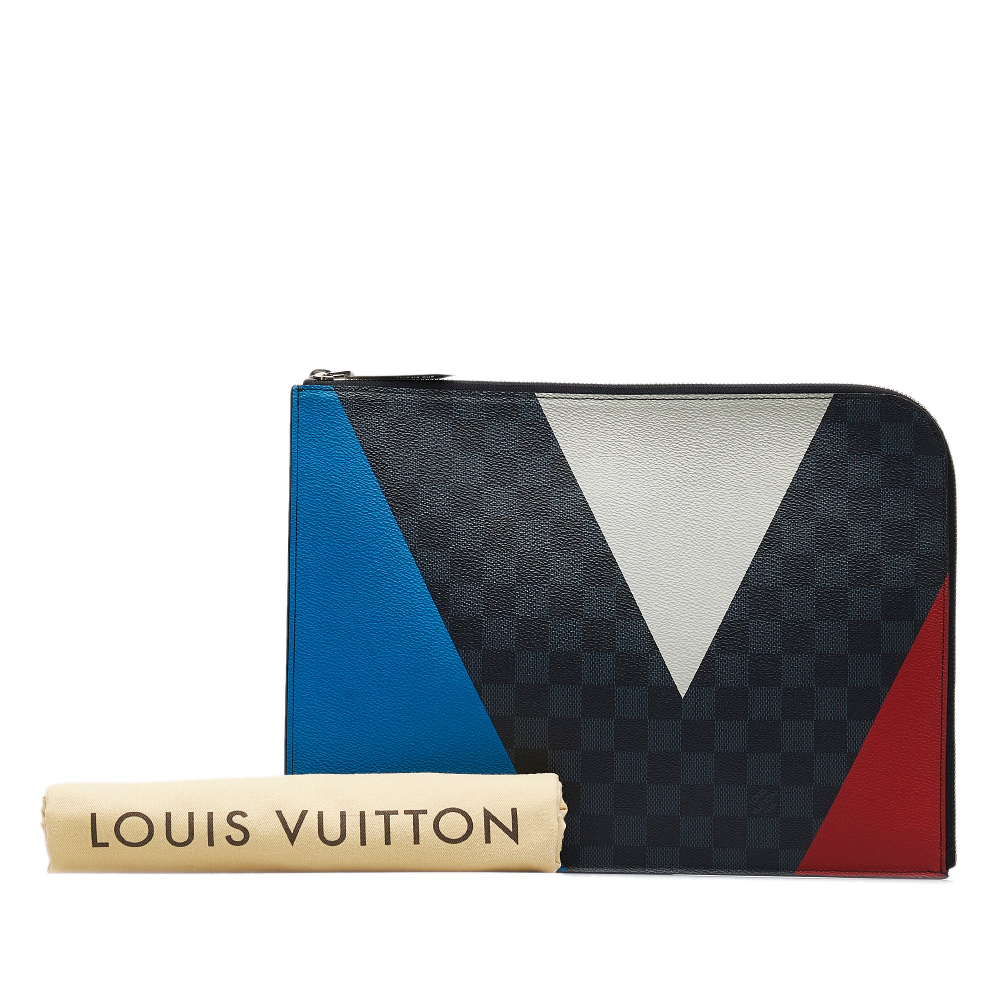 Damier Cobalt Americas Cup Pochette Jour GM