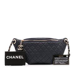 Quilted Lambskin Banane Waist Bag