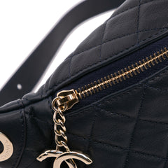 Quilted Lambskin Banane Waist Bag