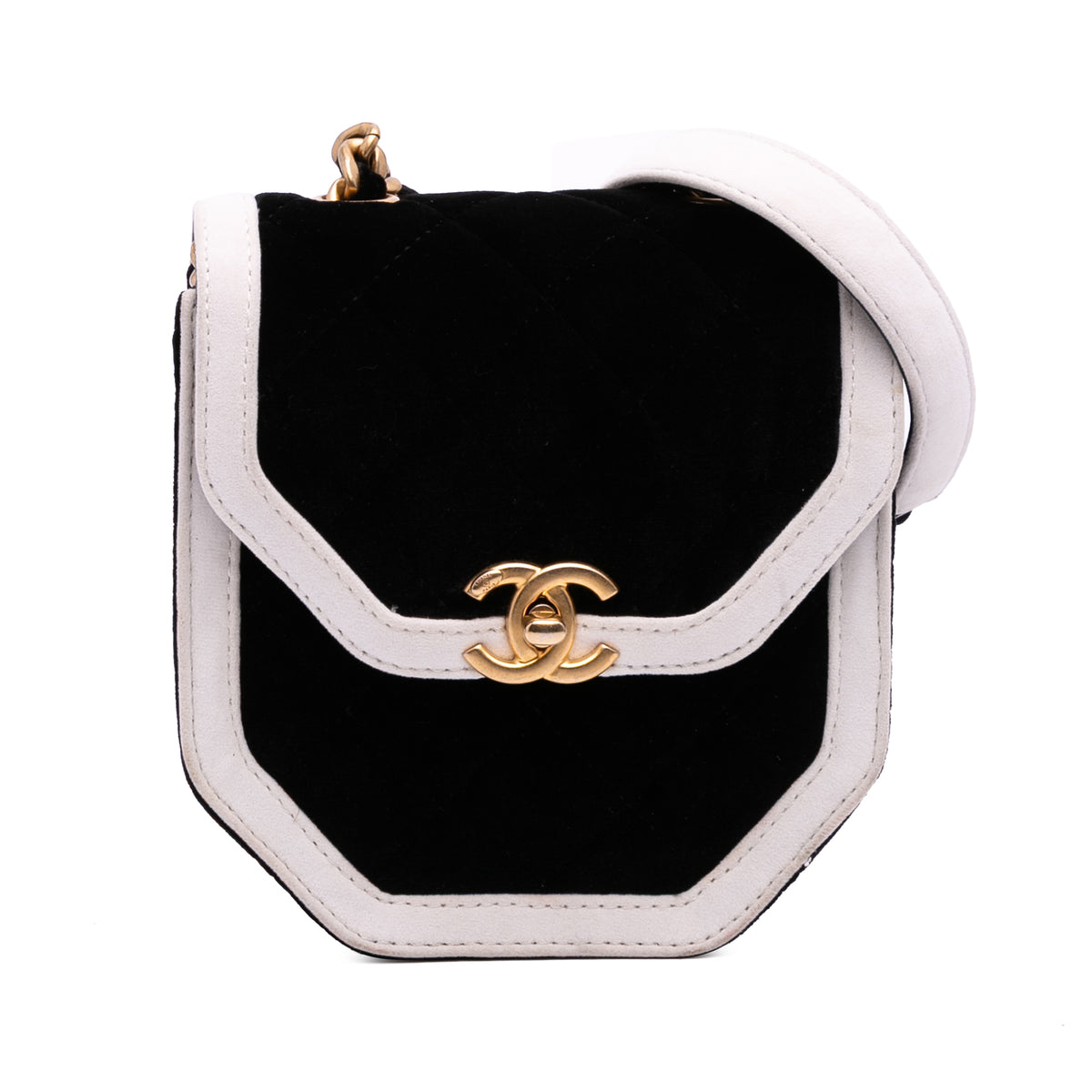 Mini Quilted Velvet Place Vendome Single Flap