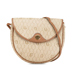 Honeycomb Coated Canvas Crossbody