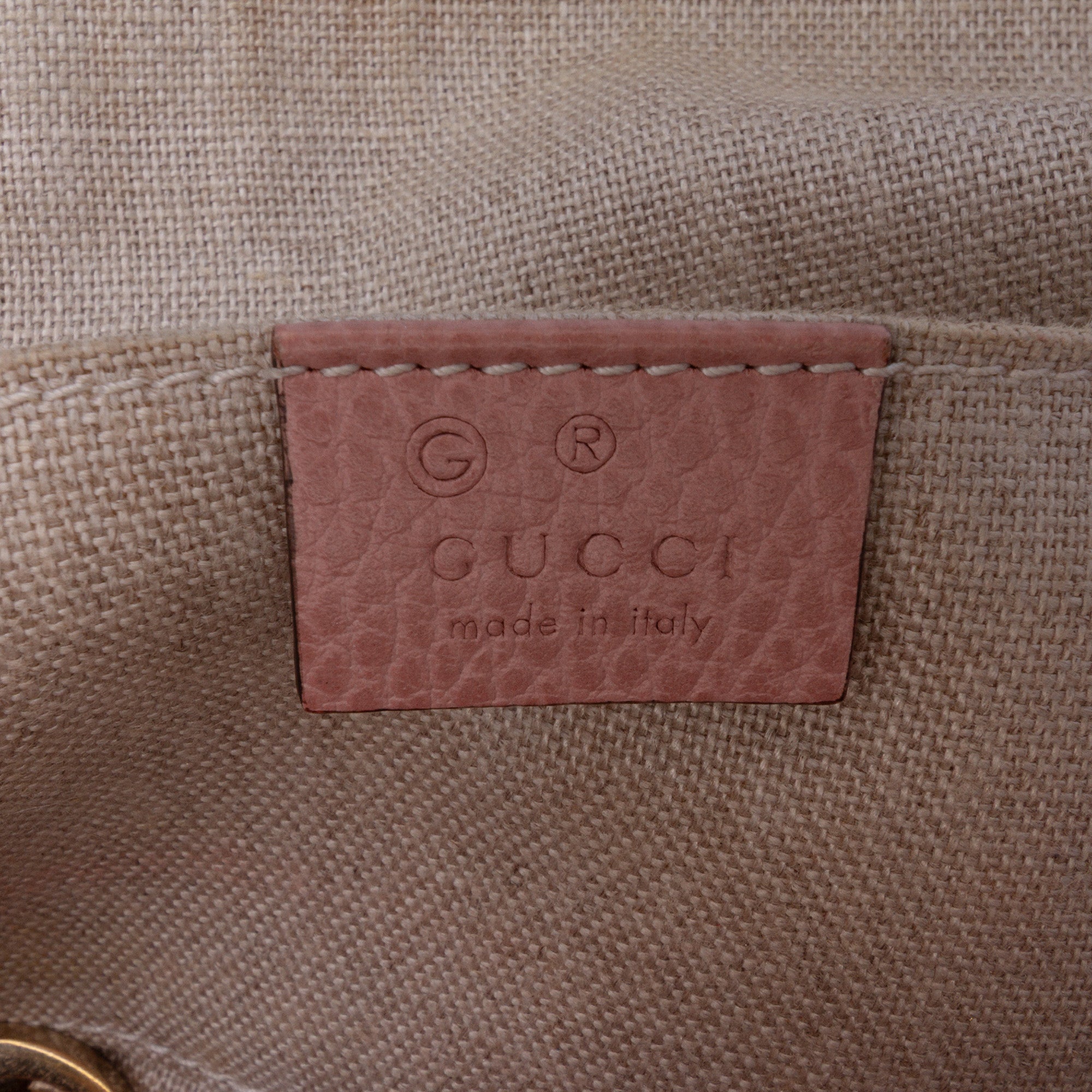 Mini Leather GG Charm Dome Satchel