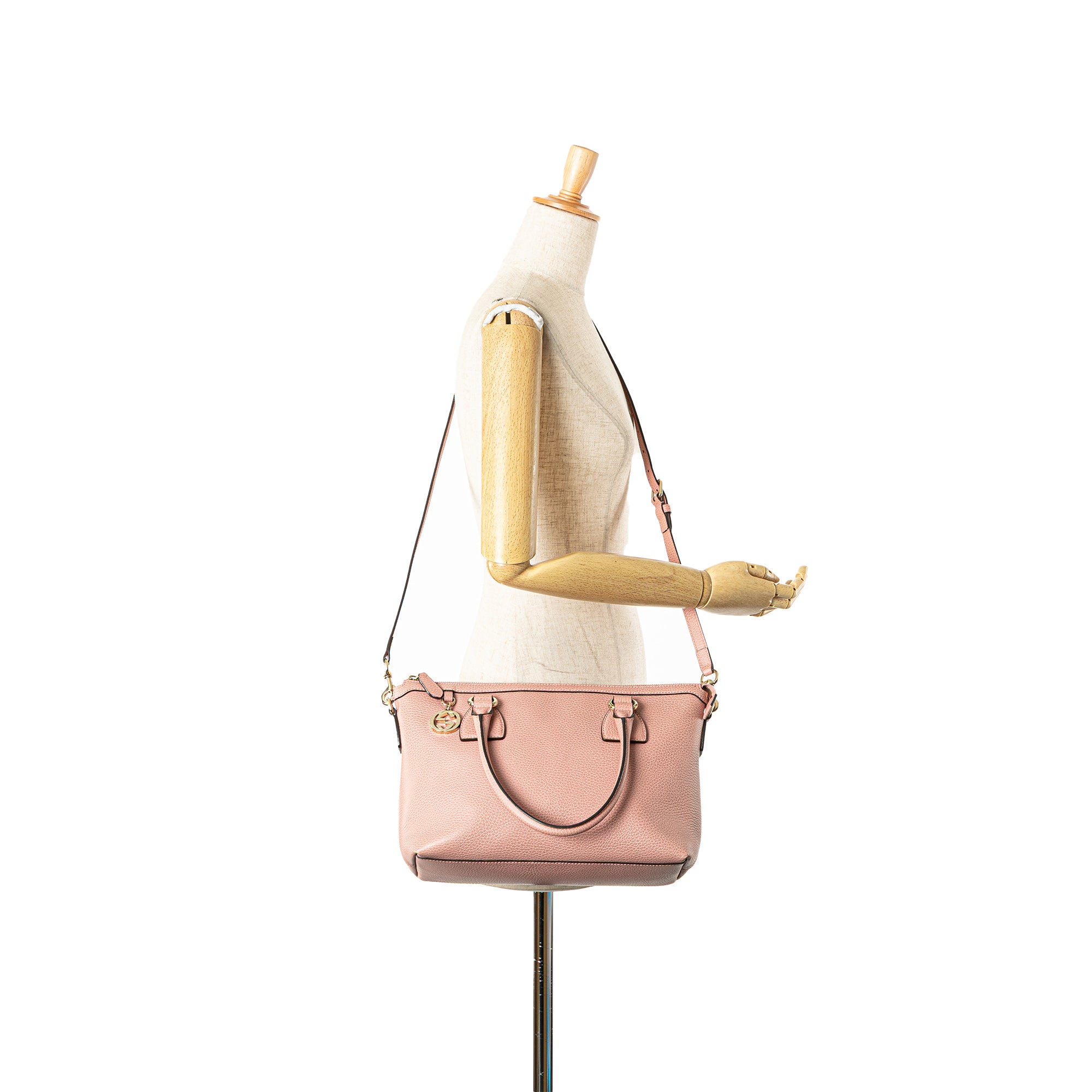 Dollar Calfskin GG Charm Satchel
