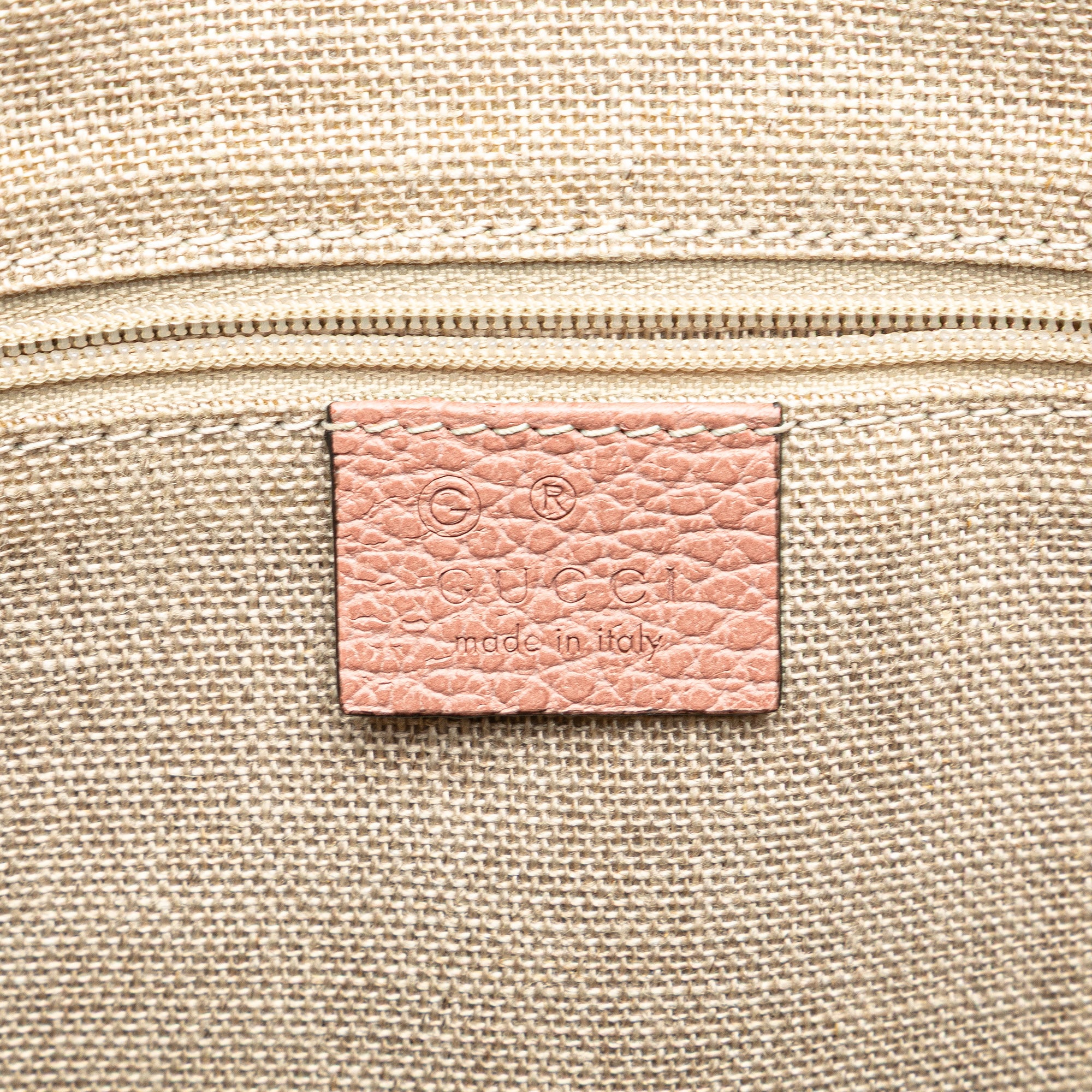 Dollar Calfskin GG Charm Satchel