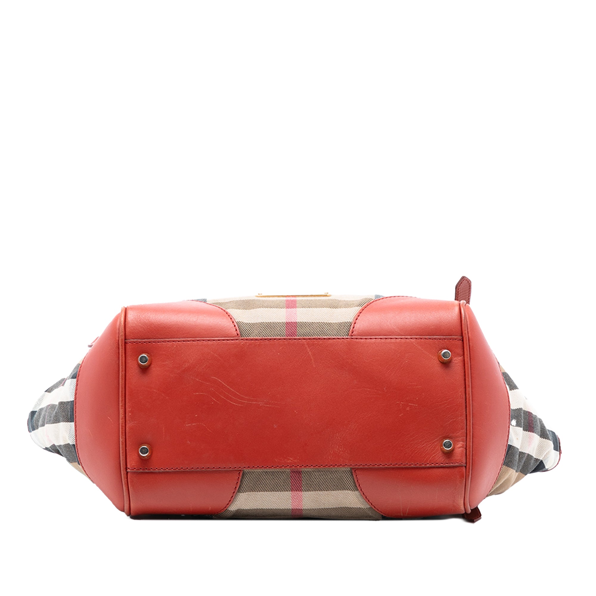 Small House Check Canvas Canterbury Tote