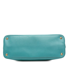 Large Saffiano Lux Promenade Satchel