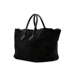 Large Suede Phantom Luggage Tote