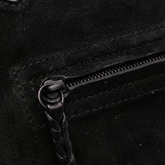 Large Suede Phantom Luggage Tote