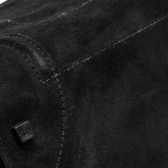 Large Suede Phantom Luggage Tote