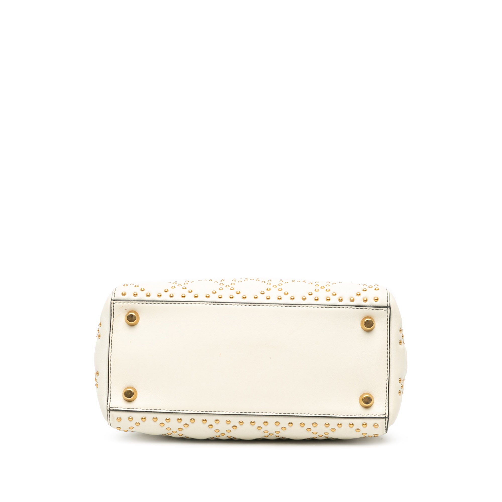 Medium Lambskin Cannage Studded Supple Lady Dior