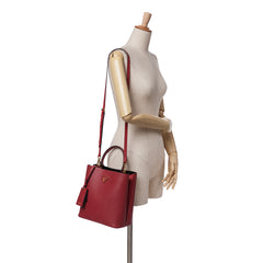 Medium Saffiano Cuir Panier Satchel