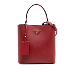 Medium Saffiano Cuir Panier Satchel