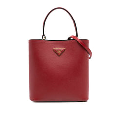Medium Saffiano Cuir Panier Satchel