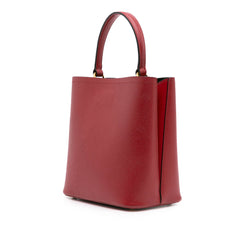 Medium Saffiano Cuir Panier Satchel