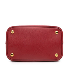 Medium Saffiano Cuir Panier Satchel