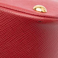Medium Saffiano Cuir Panier Satchel