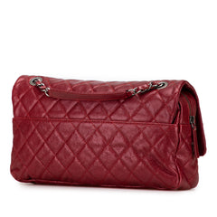 Jumbo Quilted Iridescent Caviar Easy Flap