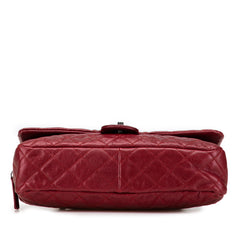 Jumbo Quilted Iridescent Caviar Easy Flap