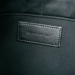 Croc Embossed Leather Monogram Document Holder